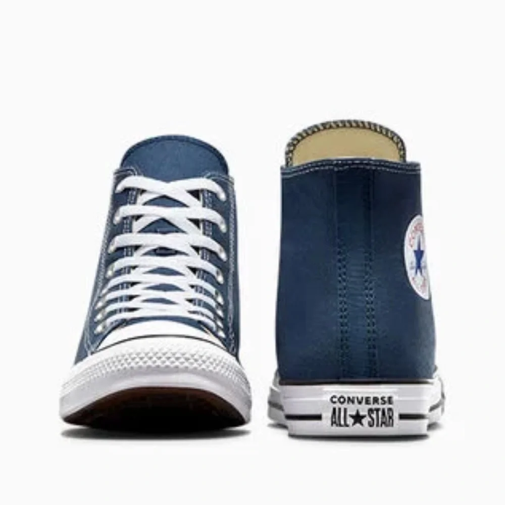Converse Men's Blue High-Top Sneakers Classic Colors Navy - Picture 6 of 16